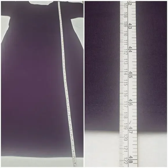 Vintage Hummingbird Embroidered French Terry Dress Purple L/XL Naturecore - Picture 8 of 9